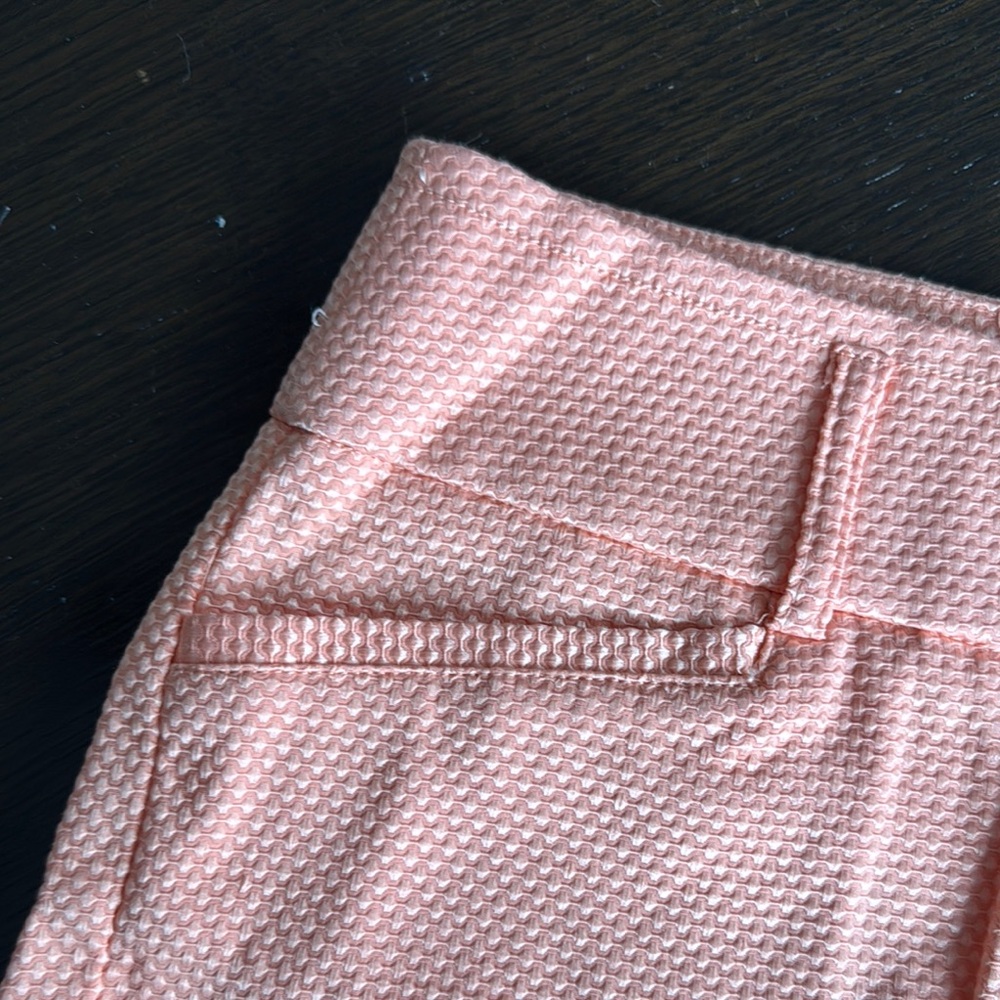 Soho Apparel Orange Bermuda Shorts Tailored Cotton Blend - Picture 3 of 4